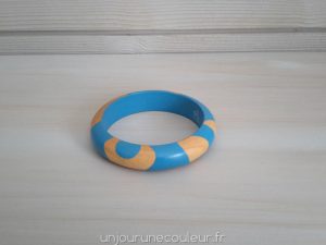 Bracel'Abstrait Bleu électrique
