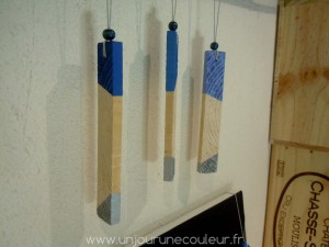 Suspensions décoratives en bois