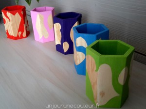 Pots à crayons design et colorés